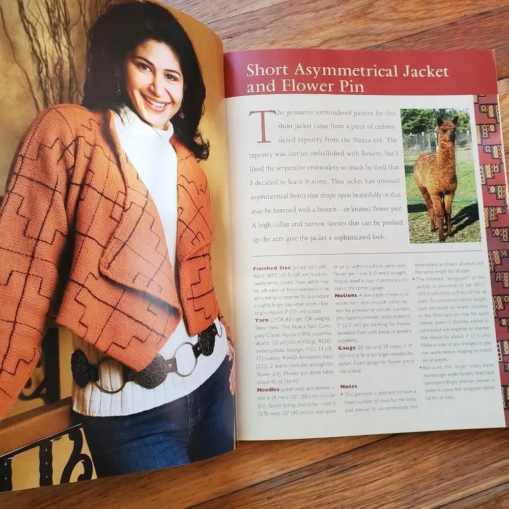 Andean inspired Knits designs in luxurious‎ alpaca Helen Hamann 2006